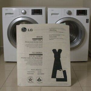 LG dryer user guide model: DLE1310W/DLG1320W